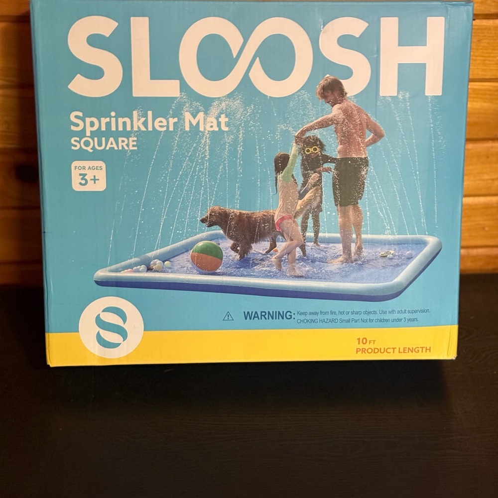 Blue Sprinkler Mat for Kids